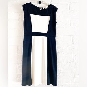 LOFT black and white cocktail dress, size 2